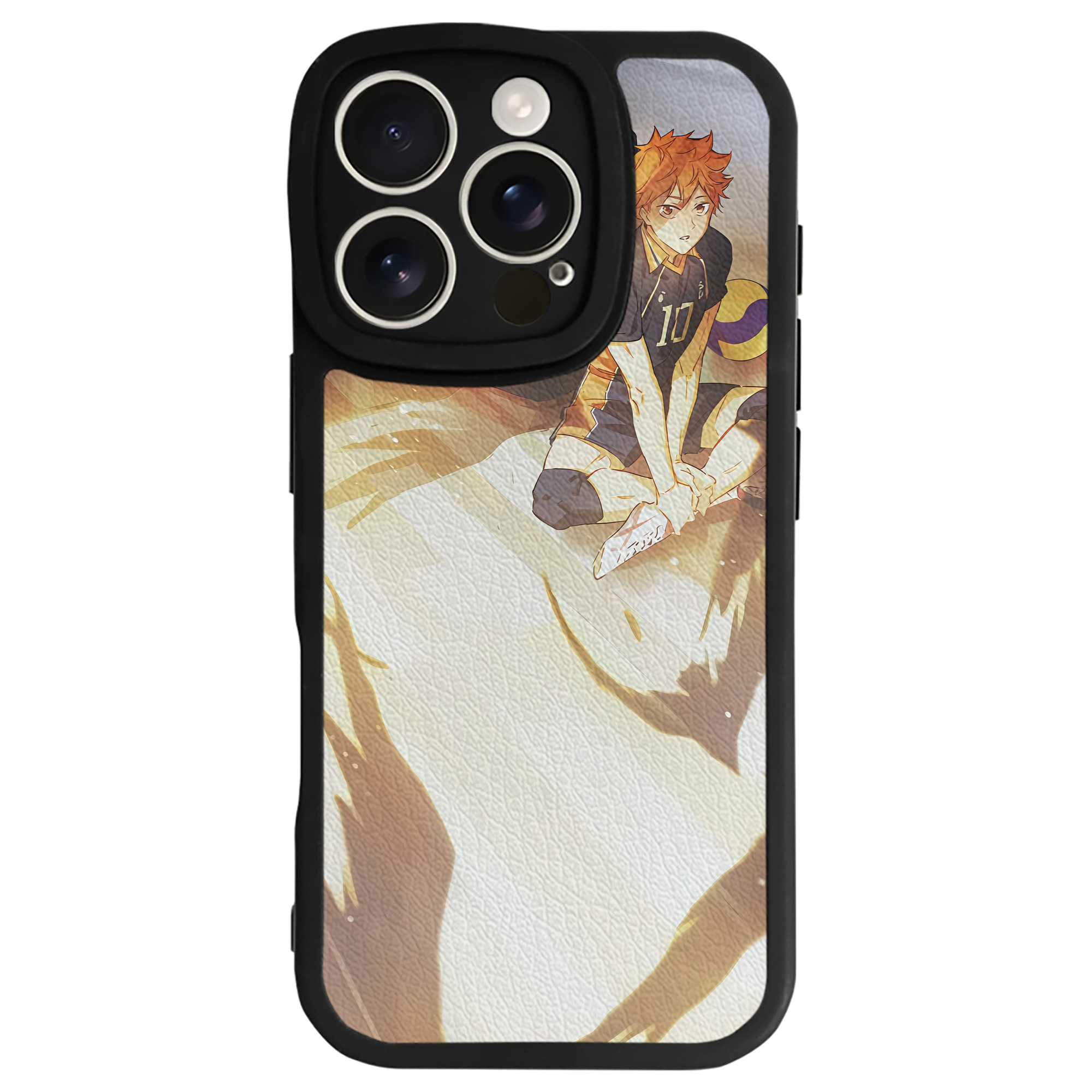 （画像用） ハイキュー!! Haikyu!! 【iPhone 16シリーズ対応】シリコンスマホケース（レザー調） 材質：シリコン